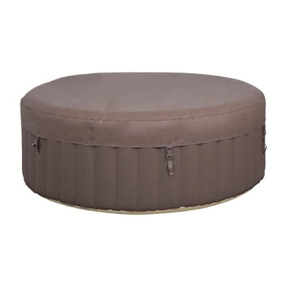 **EASE.ZONE Aufblasbarer Spa 800L | Beheizt, 180×180×65 cm, Schwarz**