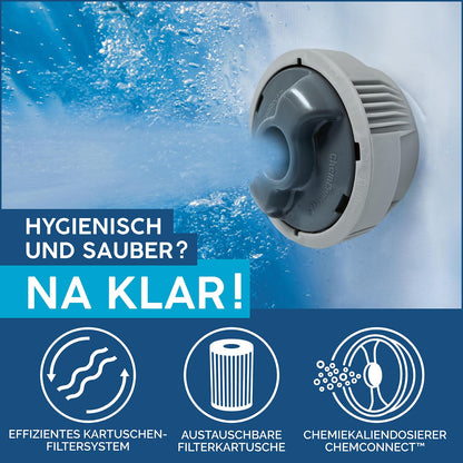 Bestway LAY-Z-SPA XXL WLAN-Whirlpool Mauritius AirJet 270 x 180 x 71 cm, oval