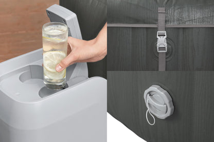 Bestway LAY-Z-SPA XXL WLAN-Whirlpool Mauritius AirJet 270 x 180 x 71 cm, oval