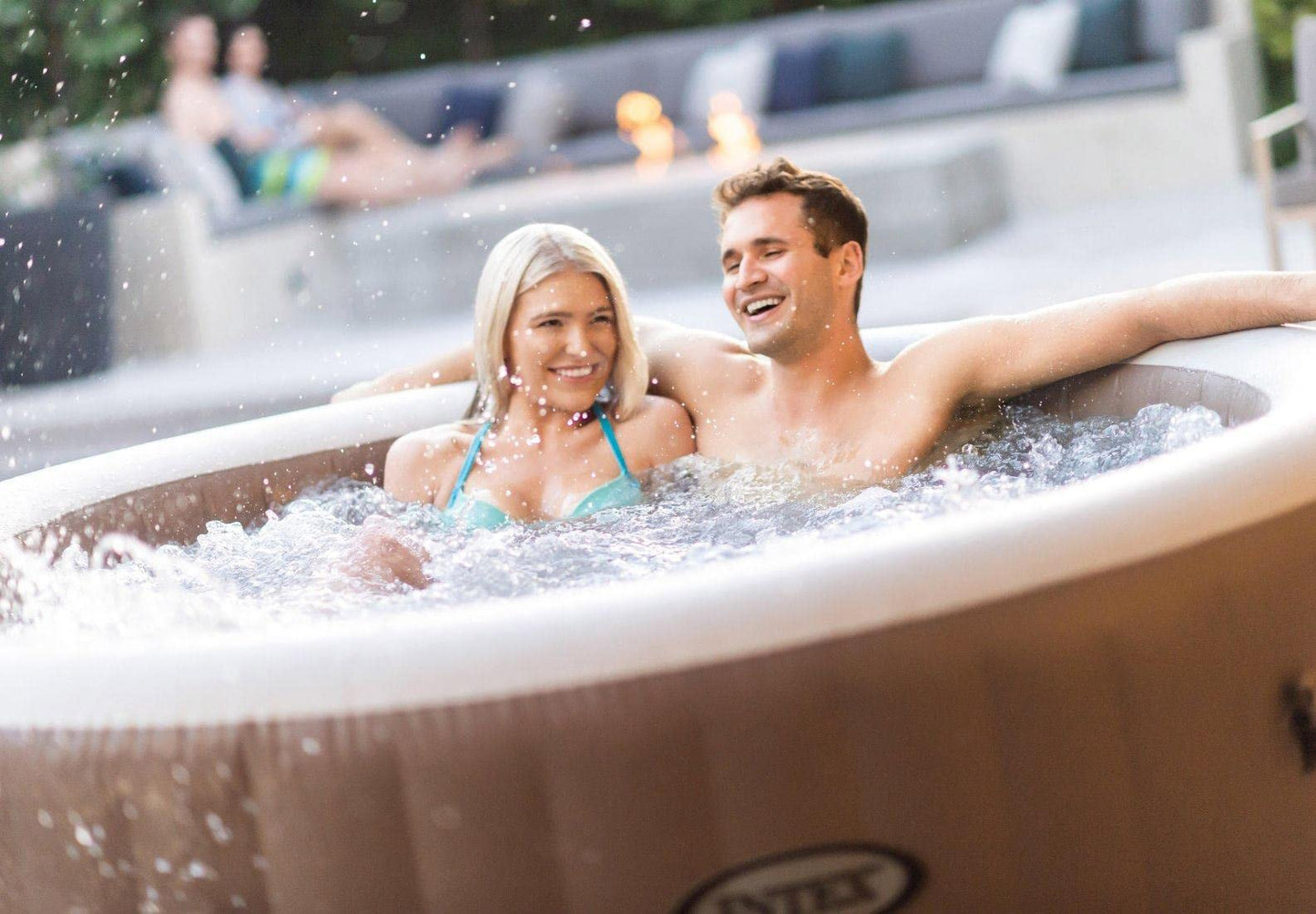 Intex Whirlpool, Beige, Ø 196 x 71 cm
