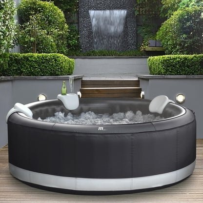 **MSPA Camaro Whirlpool 6 Personen 204×204×70 cm | 138 Düsen, PTC-Heizung, Ozon, aufblasbar, digitale Steuerung**