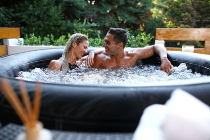 **MSPA Camaro Whirlpool 6 Personen 204×204×70 cm | 138 Düsen, PTC-Heizung, Ozon, aufblasbar, digitale Steuerung**
